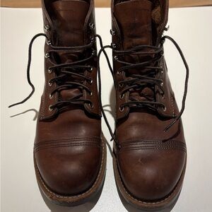 Red Wing Iron Ranger Chestnut Leather Boots